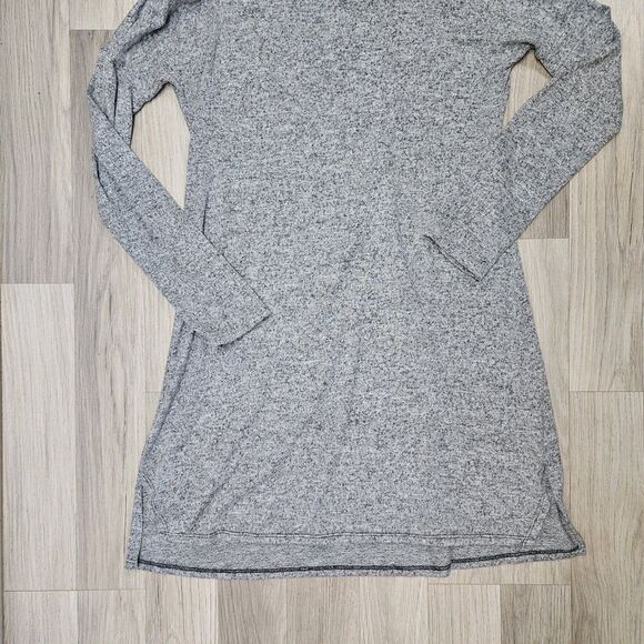 12PM by Mon Ami Womens Gray Cowl Neck Sweater Dress Longsleeve Medium - Picture 3 of 10
